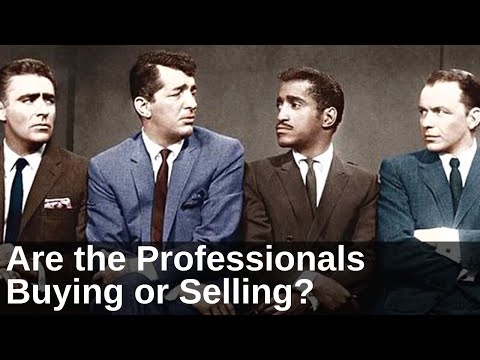 how to know if professionals are buying or selling