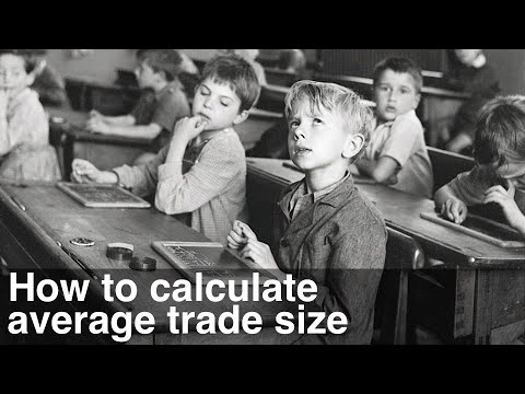 How to Calculate Average Trade Size