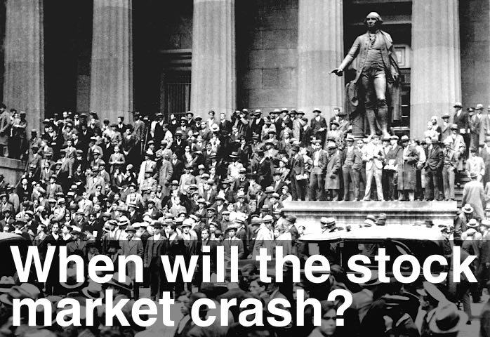 image of when will the stock market crash